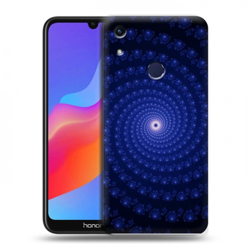 Дизайнерский пластиковый чехол для Huawei Honor 8A Абстракции Спираль