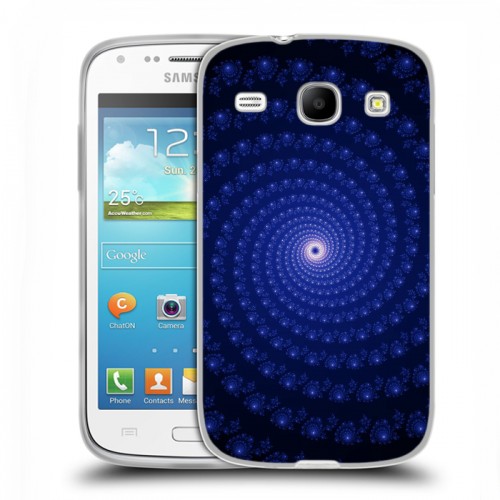 Дизайнерский пластиковый чехол для Samsung Galaxy Core Абстракции Спираль