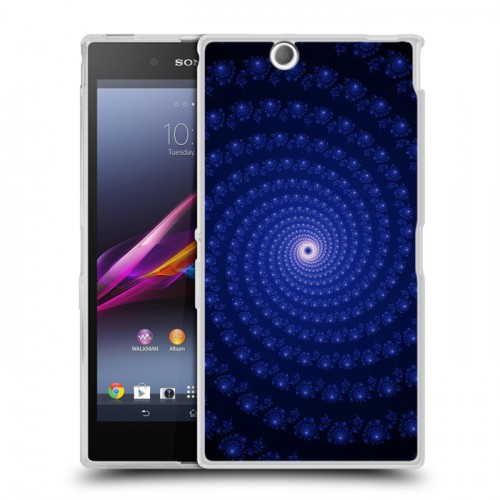 Дизайнерский пластиковый чехол для Sony Xperia Z Ultra  Абстракции Спираль