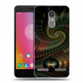 Дизайнерский силиконовый чехол для Lenovo K6 Абстракции Спираль