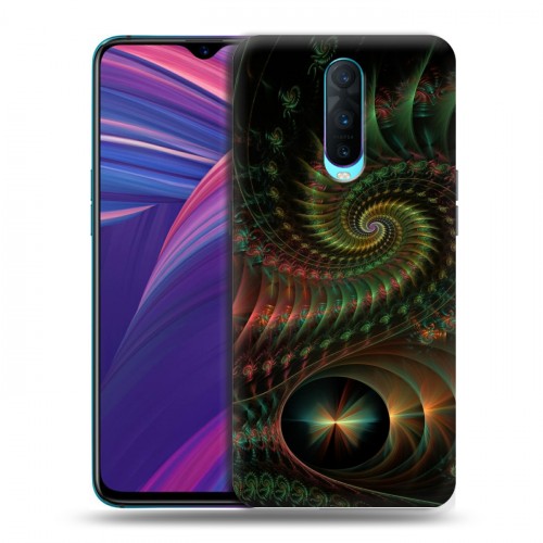 Дизайнерский пластиковый чехол для OPPO RX17 Pro Абстракции Спираль