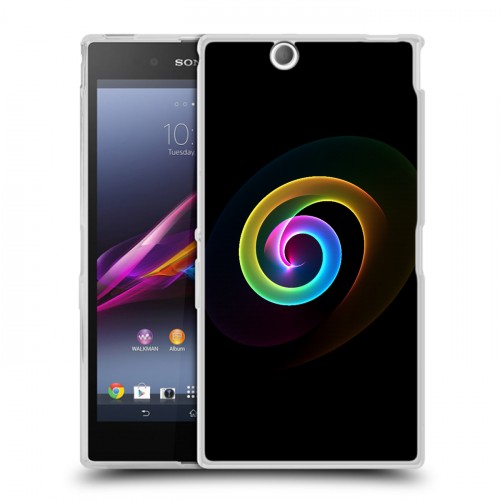 Дизайнерский пластиковый чехол для Sony Xperia Z Ultra  Абстракции Спираль