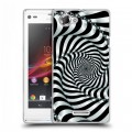 Дизайнерский пластиковый чехол для Sony Xperia L Абстракции Спираль