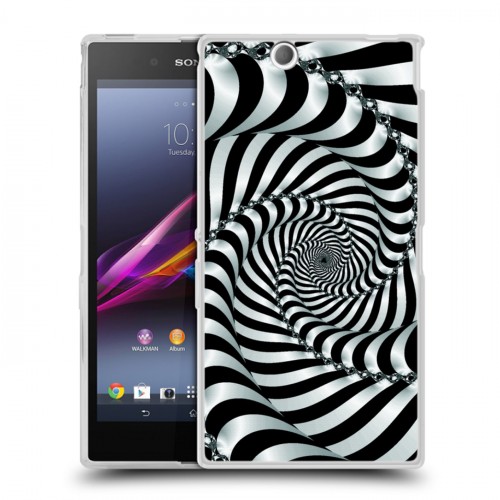 Дизайнерский пластиковый чехол для Sony Xperia Z Ultra  Абстракции Спираль