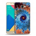 Дизайнерский силиконовый чехол для Samsung Galaxy A9 Абстракции Спираль