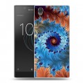 Дизайнерский пластиковый чехол для Sony Xperia L1 Абстракции Спираль