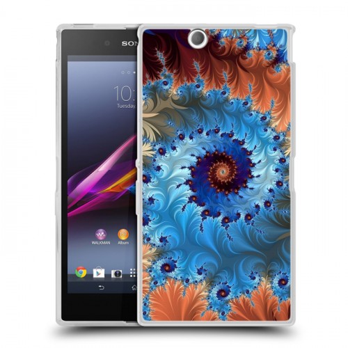 Дизайнерский пластиковый чехол для Sony Xperia Z Ultra  Абстракции Спираль