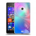 Дизайнерский пластиковый чехол для Microsoft Lumia 540 Абстракции Спираль