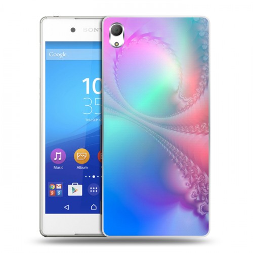 Дизайнерский пластиковый чехол для Sony Xperia Z3+ Абстракции Спираль