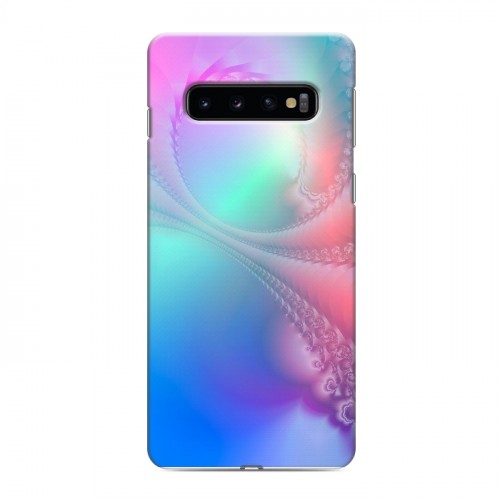 Дизайнерский силиконовый чехол для Samsung Galaxy S10 Абстракции Спираль