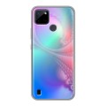 Дизайнерский силиконовый чехол для Realme C21Y Абстракции Спираль