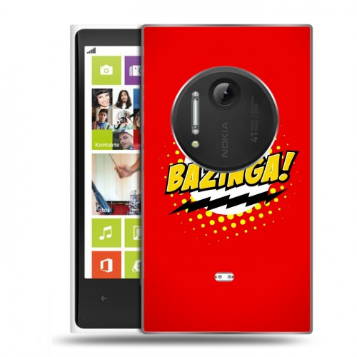 Дизайнерский пластиковый чехол для Nokia Lumia 1020 Теория большого взрыва 