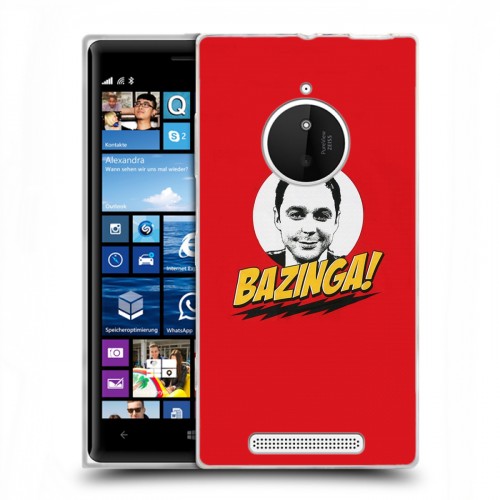 Дизайнерский пластиковый чехол для Nokia Lumia 830 Теория большого взрыва 