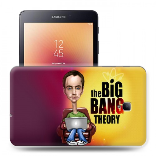 Дизайнерский силиконовый чехол для Samsung Galaxy Tab A 8.0 (2017) Теория большого взрыва 