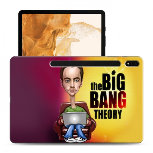 Дизайнерский силиконовый чехол для Samsung Galaxy Tab S8 Plus Теория большого взрыва 