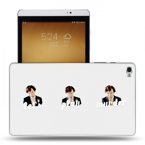 Дизайнерский силиконовый чехол для Huawei MediaPad M2 Шерлок