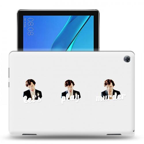 Дизайнерский силиконовый чехол для Huawei MediaPad M5 Lite Шерлок