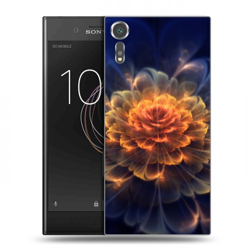 Дизайнерский пластиковый чехол для Sony Xperia XZs Абстракции Фрактал