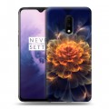 Дизайнерский пластиковый чехол для OnePlus 7 Абстракции Фрактал