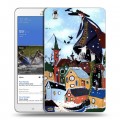 Дизайнерский силиконовый чехол для Samsung Galaxy Tab Pro 8.4 зима