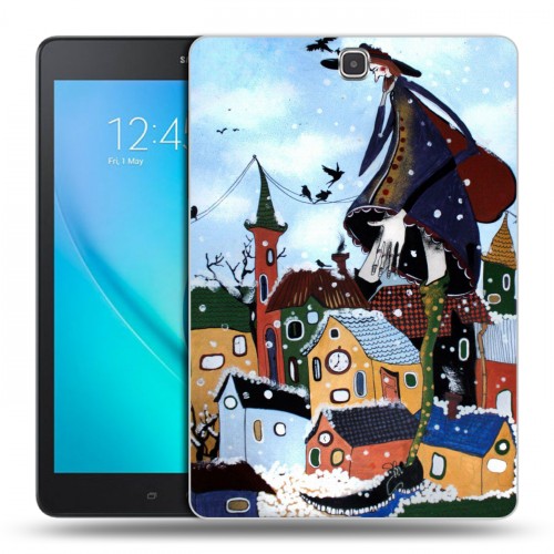 Дизайнерский силиконовый чехол для Samsung Galaxy Tab A 9.7 зима