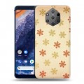 Дизайнерский силиконовый чехол для Nokia 9 PureView Новогодние паттерны