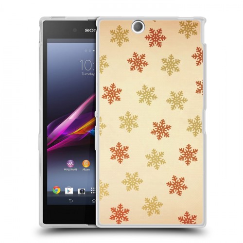 Дизайнерский пластиковый чехол для Sony Xperia Z Ultra  Новогодние паттерны