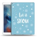 Дизайнерский пластиковый чехол для Ipad Pro снежинки