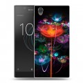 Дизайнерский пластиковый чехол для Sony Xperia L1 Абстракции Фрактал