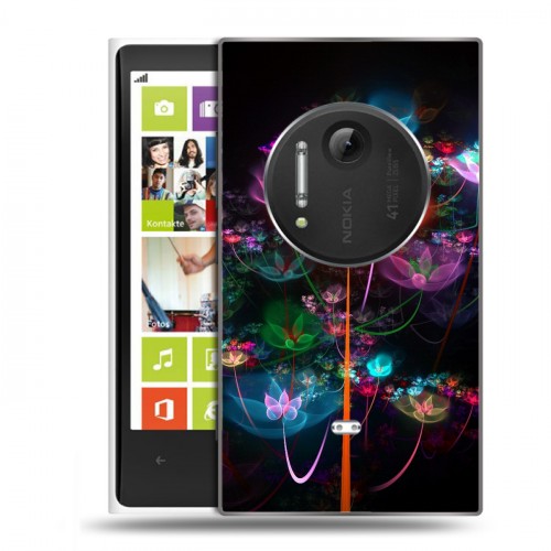 Дизайнерский пластиковый чехол для Nokia Lumia 1020 Абстракции Фрактал