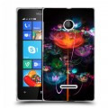 Дизайнерский пластиковый чехол для Microsoft Lumia 435 Абстракции Фрактал