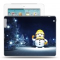 Дизайнерский пластиковый чехол для Ipad 2/3/4 Снеговик