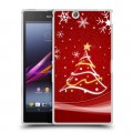 Дизайнерский пластиковый чехол для Sony Xperia Z Ultra  елка