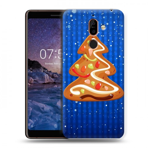 Дизайнерский пластиковый чехол для Nokia 7 Plus елка