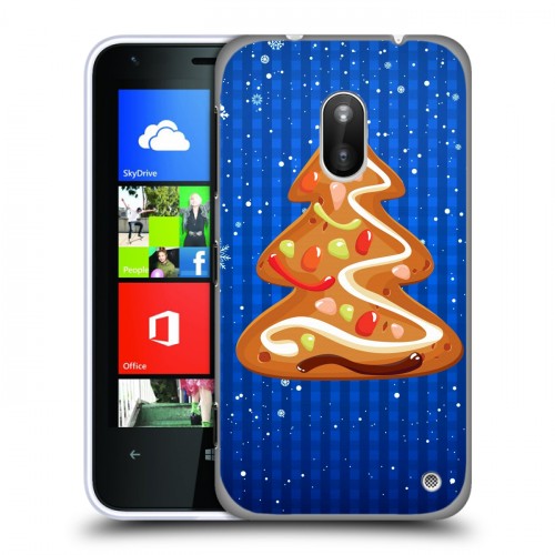 Дизайнерский пластиковый чехол для Nokia Lumia 620 елка