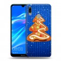 Дизайнерский пластиковый чехол для Huawei Y6 (2019) елка