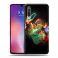 Дизайнерский силиконовый с усиленными углами чехол для Xiaomi Mi9 Абстракции Фрактал