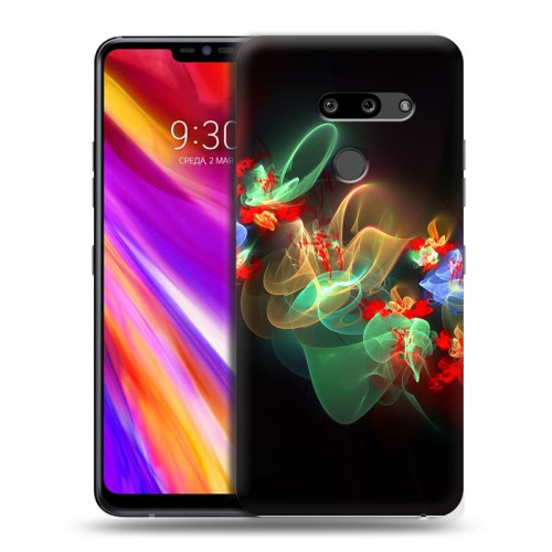 Дизайнерский пластиковый чехол для LG G8 ThinQ Абстракции Фрактал