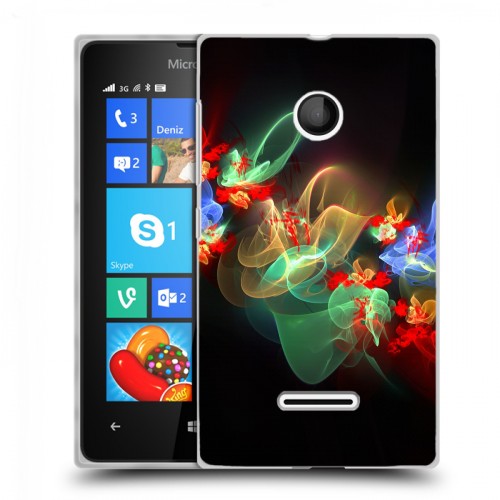 Дизайнерский пластиковый чехол для Microsoft Lumia 435 Абстракции Фрактал