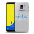 Полупрозрачный дизайнерский пластиковый чехол для Samsung Galaxy J6 Новый год
