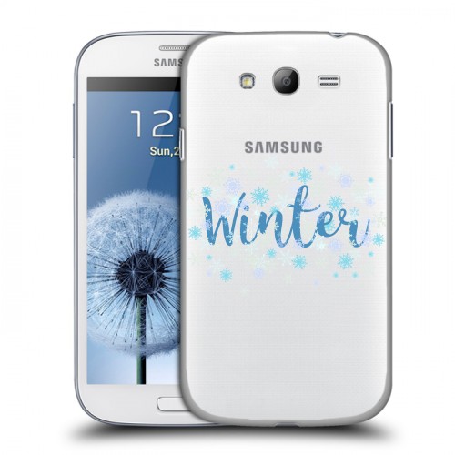 Полупрозрачный дизайнерский пластиковый чехол для Samsung Galaxy Grand Новый год