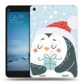 Дизайнерский силиконовый чехол для Xiaomi Mi Pad 2  Новогоднее смешенное