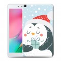 Дизайнерский силиконовый чехол для Samsung Galaxy Tab A 8.0 (2019)  Новогоднее смешенное