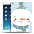 Дизайнерский силиконовый чехол для Ipad (2017)  Новогоднее смешенное