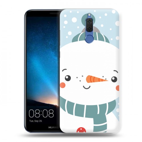 Дизайнерский силиконовый чехол для Huawei Nova 2i  Новогоднее смешенное