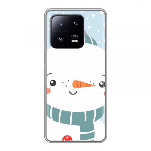 Дизайнерский пластиковый чехол для Xiaomi 13 Pro  Новогоднее смешенное