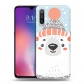 Дизайнерский силиконовый с усиленными углами чехол для Xiaomi Mi9  Новогоднее смешенное