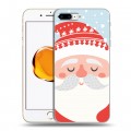 Дизайнерский силиконовый чехол для Iphone 7 Plus / 8 Plus  Новогоднее смешенное