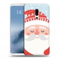 Дизайнерский силиконовый чехол для Meizu 16th Plus  Новогоднее смешенное