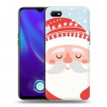 Дизайнерский пластиковый чехол для OPPO A1k  Новогоднее смешенное